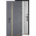 Входные двери модель 550/551 Lorena цвет Антрацит серый + Белый супермат комплектация City