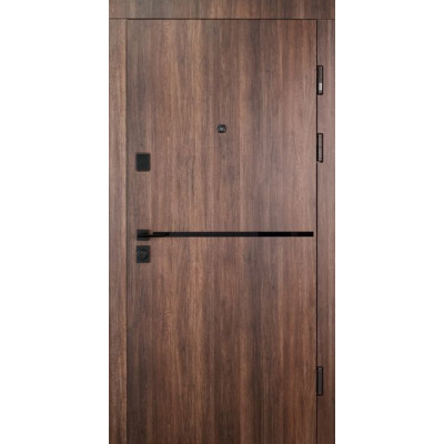 Вхідні двері Abwehr модель 251/0 Дуб Табак/Біла CLASSIK (КС)