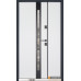Входные двери ABWEHR 506 Nordi Glass 1200*2050 мм краска по металлу Ral 7021Т/ВСМ мдф+vinorit Белая, сегмент Defender