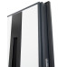 Входные двери ABWEHR 506 Nordi Glass 1200*2050 мм краска по металлу Ral 7021Т/ВСМ мдф+vinorit Белая, сегмент Defender