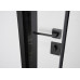Входные двери ABWEHR 506 Nordi Glass 1200*2050 мм краска по металлу Ral 7021Т/ВСМ мдф+vinorit Белая, сегмент Defender