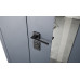 Входные двери ABWEHR 506 Nordi Glass 1200*2050 мм краска по металлу Ral 7021Т/ВСМ мдф+vinorit Белая, сегмент Defender
