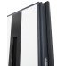 Вхідні двері ABWEHR 506 Nordi Glass 1200*2050 мм фарба по металу Ral 7021Т/ВСМ мдф+vinorit Біла, сегмент Defender