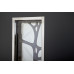 Входные двери ABWEHR 408 Solid Glass краска по металлу Ral 7021Т/ВСМ мдф+vinorit дуб полярный сегмент Defender