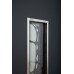 Вхідні двері ABWEHR 408 Solid Glass фарба по металу Ral 7021Т/ВСМ мдф+vinorit дуб полярний сегмент Defender