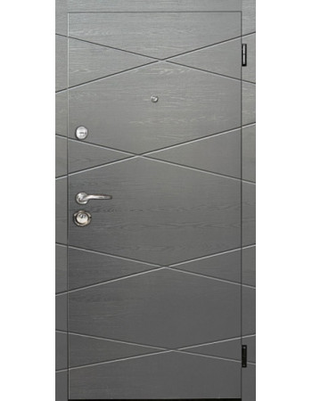 Вхідні двері Еко-4 Економ Титан горизонт / Шел горизонт