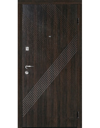 Вхідні двері Artiz Еко-5 Економ Горіх темний/Горіх темний