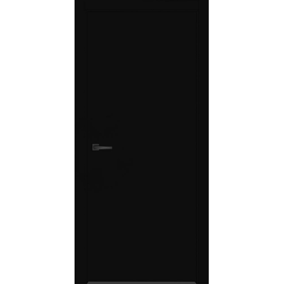 Межкомнатные двери Brama 6.01 Черный матовый глухая