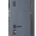 Двері Булат полуторні Термо Хаус модель 706/431 вулична Темний антрацит/Білий атласний (Кале) 1200мм