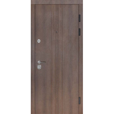 Двери Bulat B-606 модель 229 Дримвуд темный / Дримвуд светлый Kale КВАРТИРНЫЙ ТИП