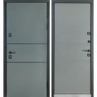 Двери Булат Cottage, модель 703/237 Metalic grey/Титан (уличный тип)