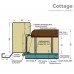 Двери Булат Cottage, модель 703/237 Metalic grey/Титан (уличный тип)