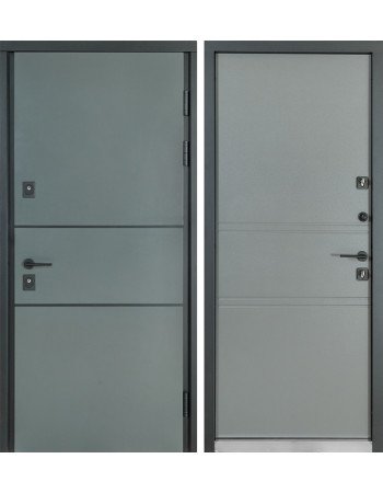  Двері Булат Cottage, модель 703/237 Metalic grey/Титан (вуличний тип)