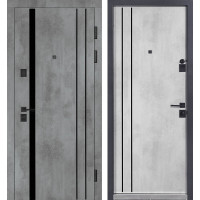 Двері Булат СТАТУС (квадро) Securemme, модель 549 / 551 Оксид темний / Оксид світлий (квартирный тип)