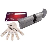 Циліндр Buonellе B10CP5030SCX6 50/30 мм ключ/поворотник, 5 ключів + 1 монтажний ключ, хром матовий