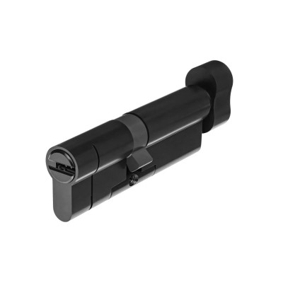 Дверной цилиндр HardLock K-серия 60 мм (30х30Т) Черный (ключ-тумблер)