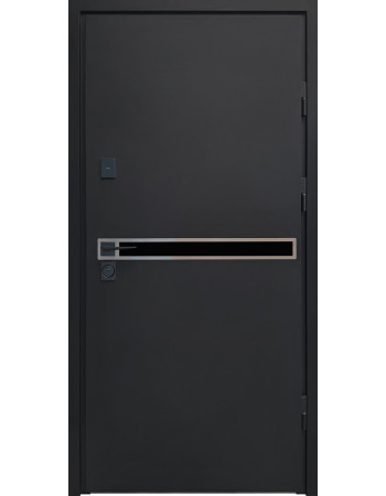 Входные двери City, модель Pro 1, RAL 7016 / Бетон, антрацит
