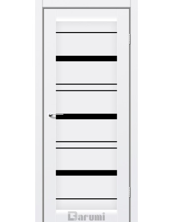 Межкомнатные двери DARUMI модель DARINA Белый матовый (со стеклом сатин или черным)
