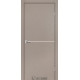 Межкомнатные двери ТМ DARUMI модель PLATO LINE PTL-03 (Серый краст) молдинг никель