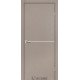 Межкомнатные двери ТМ DARUMI модель PLATO LINE PTL-03 (Серый краст) молдинг никель