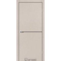 Межкомнатные двери ТМ DARUMI модель PLATO LINE PTL-03 (Дымчатый краст) черный молдинг