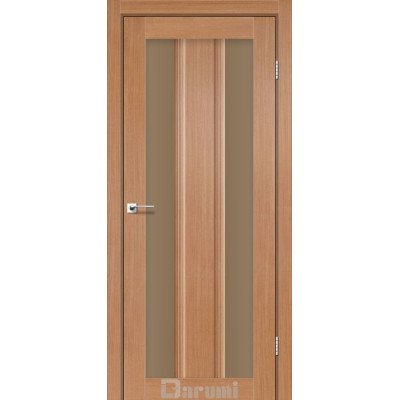 Межкомнатные двери ТМ DARUMI модель SELESTA (дуб натуральный) с бронзовым стеклом