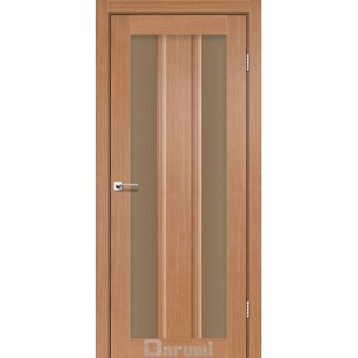 Міжкімнатні двері ТМ DARUMI модель SELESTA (дуб натуральний) з бронзовим склом