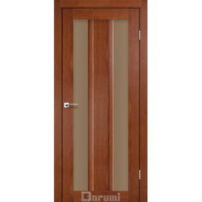 Межкомнатные двери ТМ DARUMI модель SELESTA (Орех роял) с бронзовым стеклом