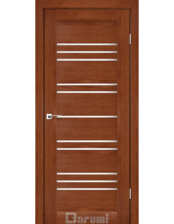 Межкомнатные двери ТМ DARUMI модель VERSAL (Орех роял) со стеклом сатин