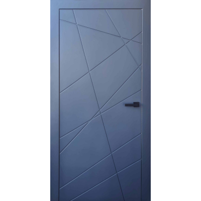 Двері міжкімнатні МК Діагональ Графіт Ral 7016 Estet Doors