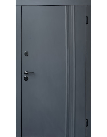 Двері Форт-М серія Комфорт модель СТИЛЬ Антрацит/Білий матовий