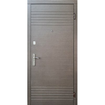 Вхідні двері ТМ Форт - Економ+Притвор Дует Венге сірий горизонт ( Квартира )