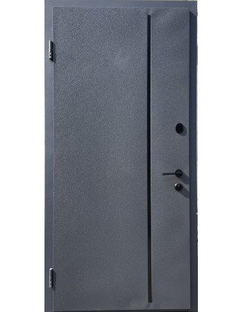 Входные двери Strimex LAMA Nautilus - RAL 7024 / RAL 9003, термодвери из оцинкованной стали