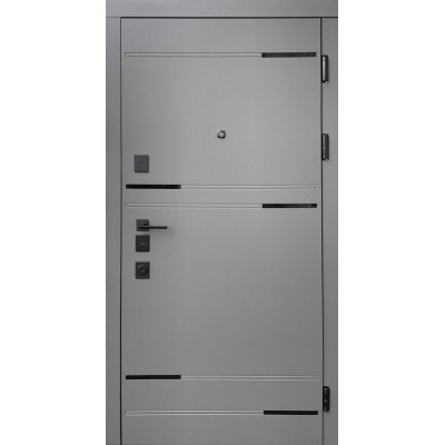 Вхідні двері ФОРТ-М Віп 4К модель Муссон терморозрив мусонне дерево + молдинг чорний/мусонне дерево світле + біла рама Вхідні двері ФОРТ-М Віп 4К модель Муссон терморозрив мусонне дерево + молдинг чорний/мусонне дерево світле + біла рама