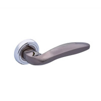 Ручки на розетці Gavroche ARGENTUМ Ag-Z2 CP/BN - хром/чорний нікель