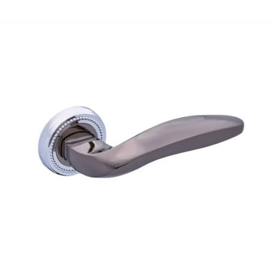 Ручки на розетці Gavroche ARGENTUМ Ag-Z2 CP/BN - хром/чорний нікель