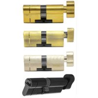 Дверной цилиндр HardLock K-серия 60 мм (30х30Т) Черный (ключ-тумблер)