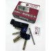 Дверний циліндр HardLock K-серія 90мм (40х50Т) Чорний (ключ-тумблер)