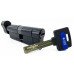 Дверний циліндр HardLock K-серія 90мм (40х50Т) Чорний (ключ-тумблер)