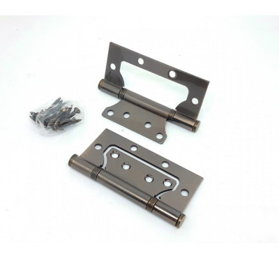 Петля (бабочка) FLUSH KEDR 100*63*2.0mm - Старая бронза (AB) (узкая)