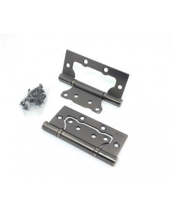 Петля метелик FLUSH KEDR 100*63*2.0mm - Графит (Graffit) (вузька)