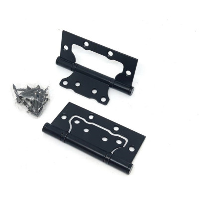 Завіса KEDR FLUSH 100x75x2.5mm - 2BB - Black mat «Метелик»