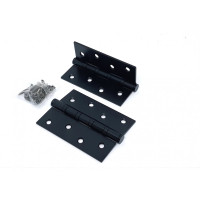 Петля универсальная KEDR 100*75*2.5-В4-BLACK MAT | ЧЕРНЫЙ МАТОВЫЙ