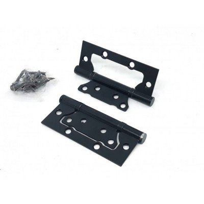 Завіс метелик FLUSH KEDR 100*63*2.0mm - Чорний матовий (BL) (вузький)