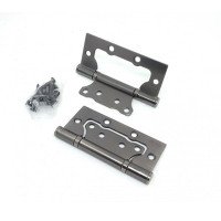 Петля метелик FLUSH KEDR 100*63*2.0mm - Графит (Graffit) (вузька)