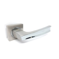 Ручка на розеті KEDR HROZ-06.140-AL-SN/CP (квадратна)