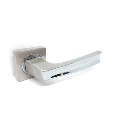 Ручка на розеті KEDR HROZ-06.140-AL-SN/CP (квадратна)