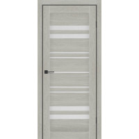 Міжкімнатні двері KFD модель Comfort Дуб Скандинавський (PVC) скло Сатин або скло Чорне BLK