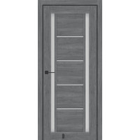 Міжкімнатні двері KFD модель Pandora колір Бук Графіт скло сатин або чорне