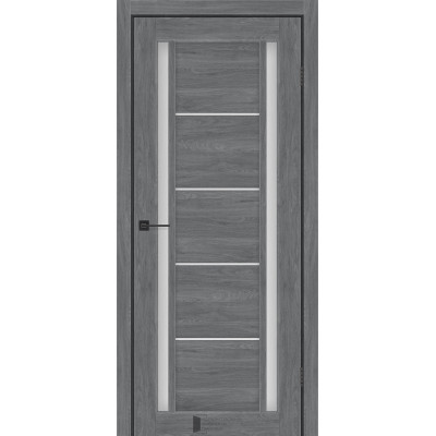 Міжкімнатні двері KFD модель Pandora колір Бук Графіт скло сатин або чорне